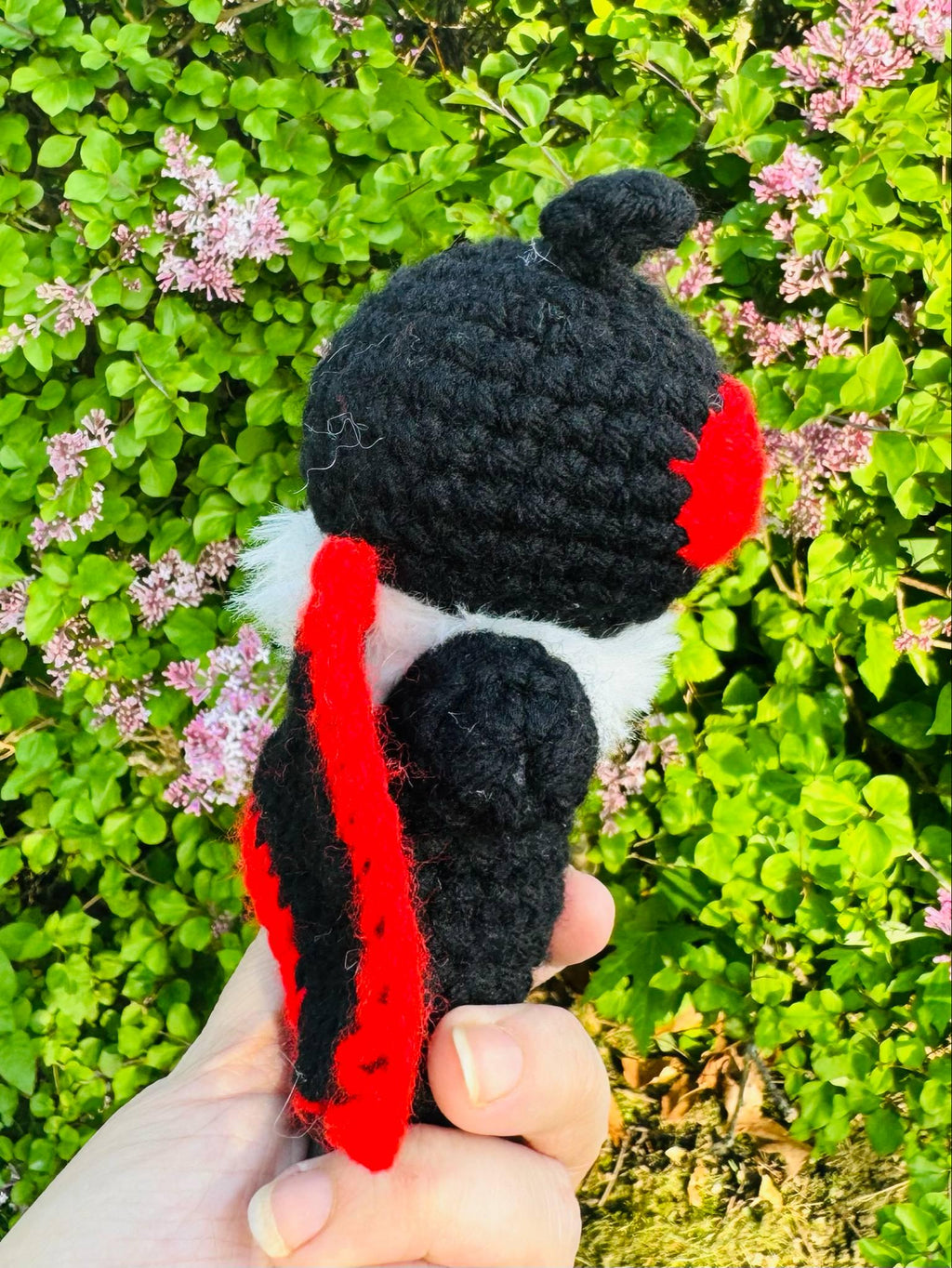 Crochet Mothman Plushie: Handmade Cryptid Stuffed Toy