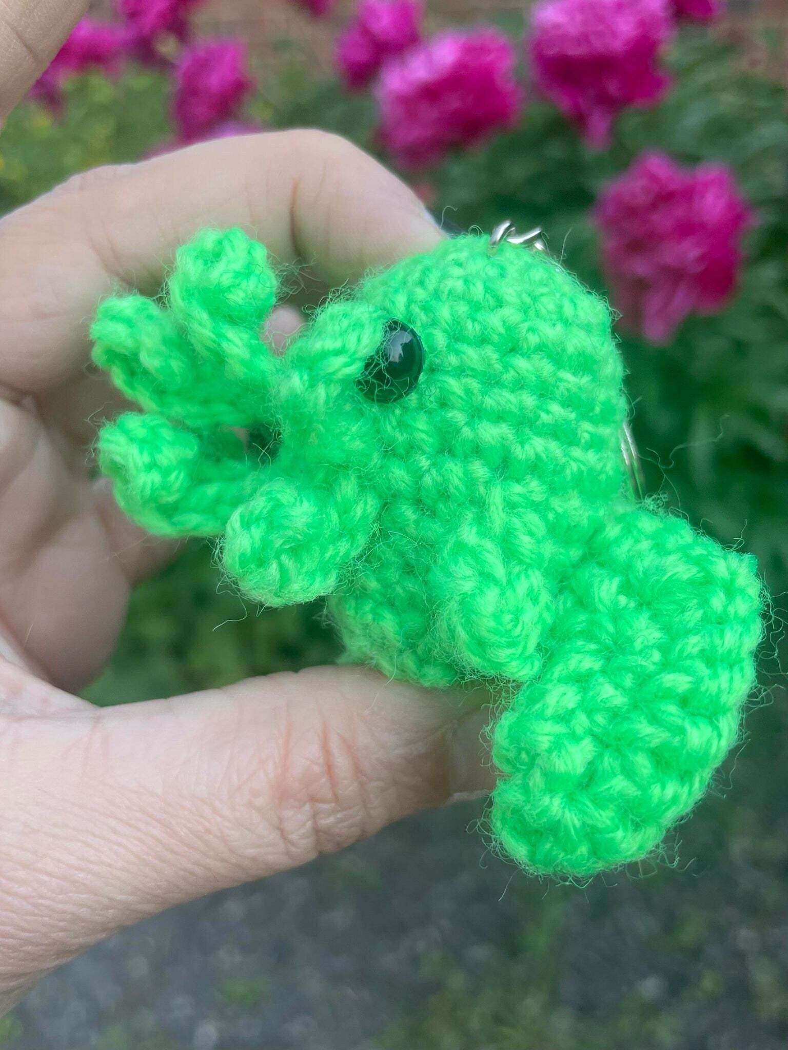 Crochet Cthulhu Keychain: Lovecraftian Amigurumi Fan Art
