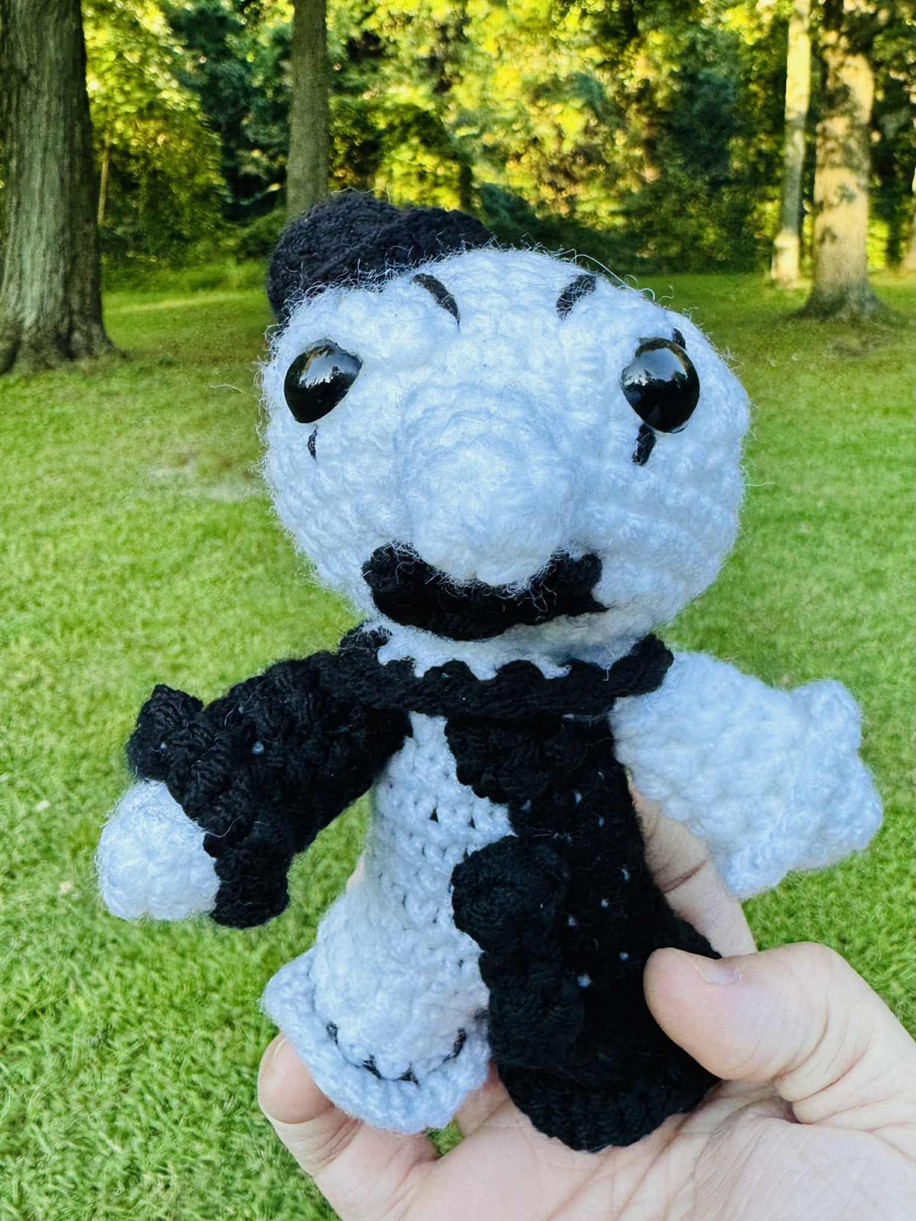 Crochet Art the Clown Plushie: Horror Fan Art Amigurumi- Terrifier