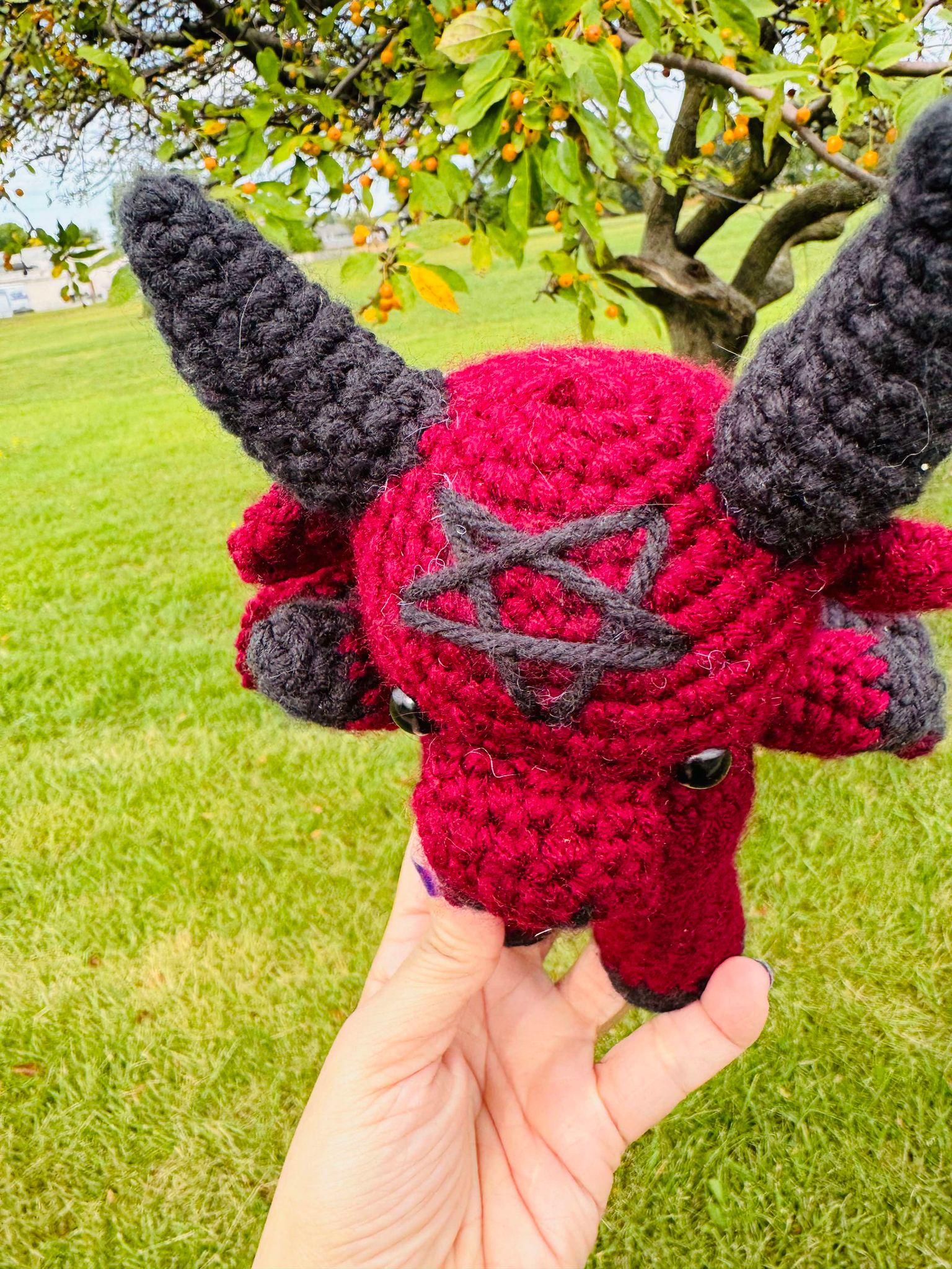Crochet Baphomet Plushie