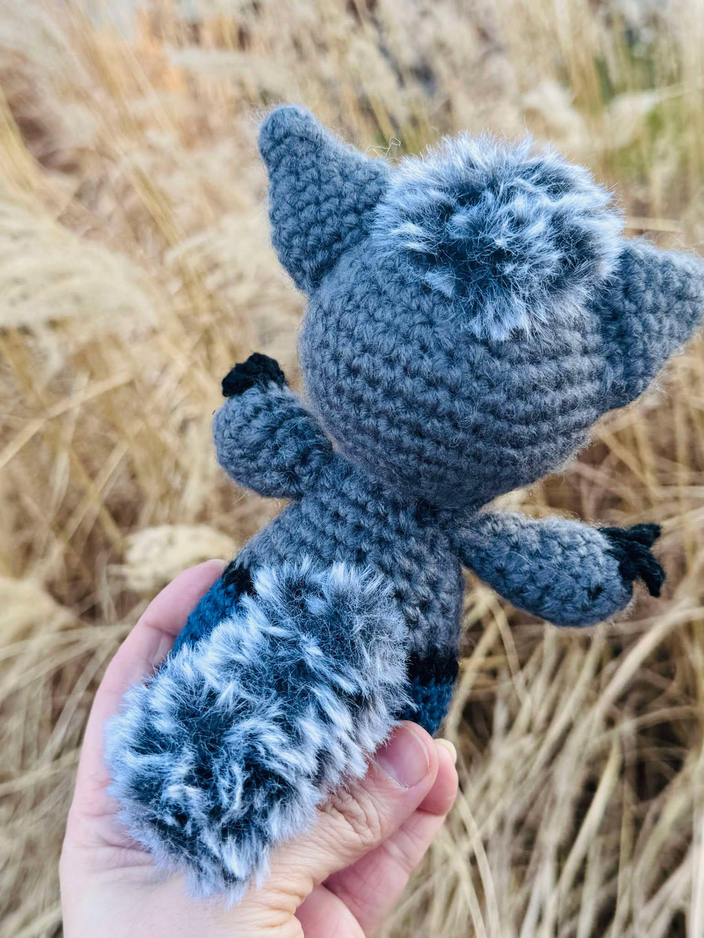 Handmade Amigurumi Werewolf Plushie- Crochet Wolf Man