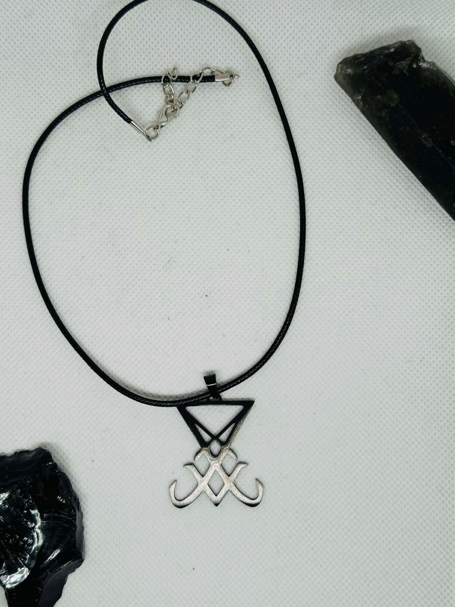 Lucifer's Sigil Pendant- Satanic/Gothic Necklace