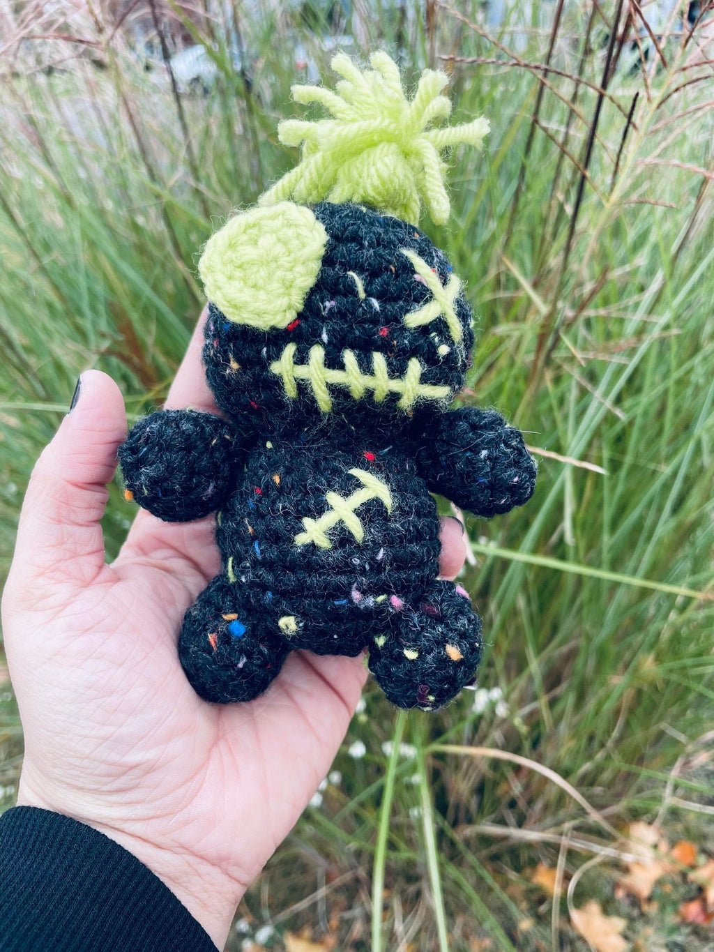 Crochet Voodoo Doll Plushie: Handmade Amigurumi Poppet