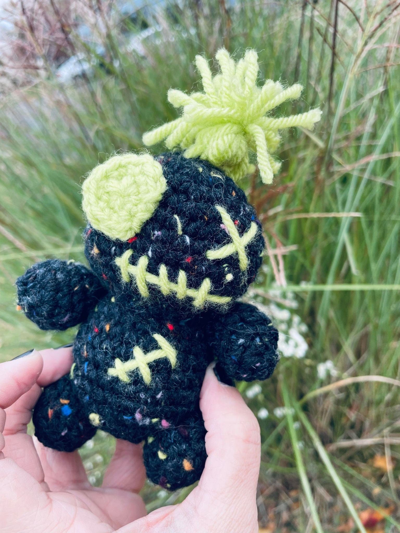 Crochet Voodoo Doll Plushie: Handmade Amigurumi Poppet