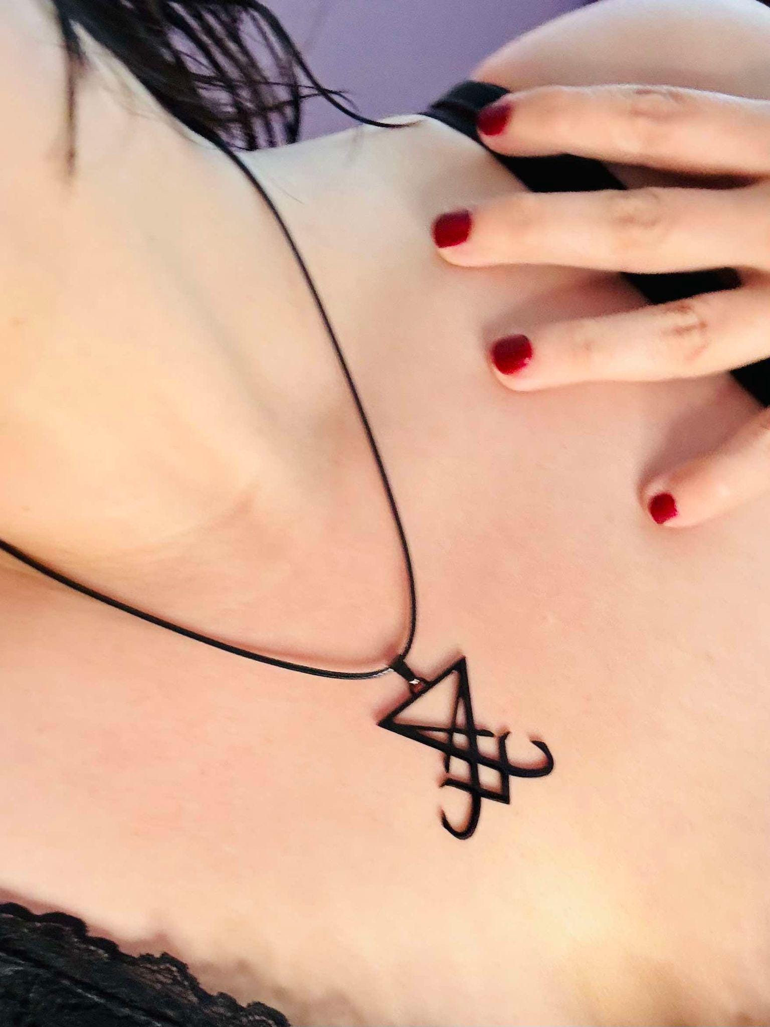 Lucifer's Sigil Pendant- Satanic/Gothic Necklace