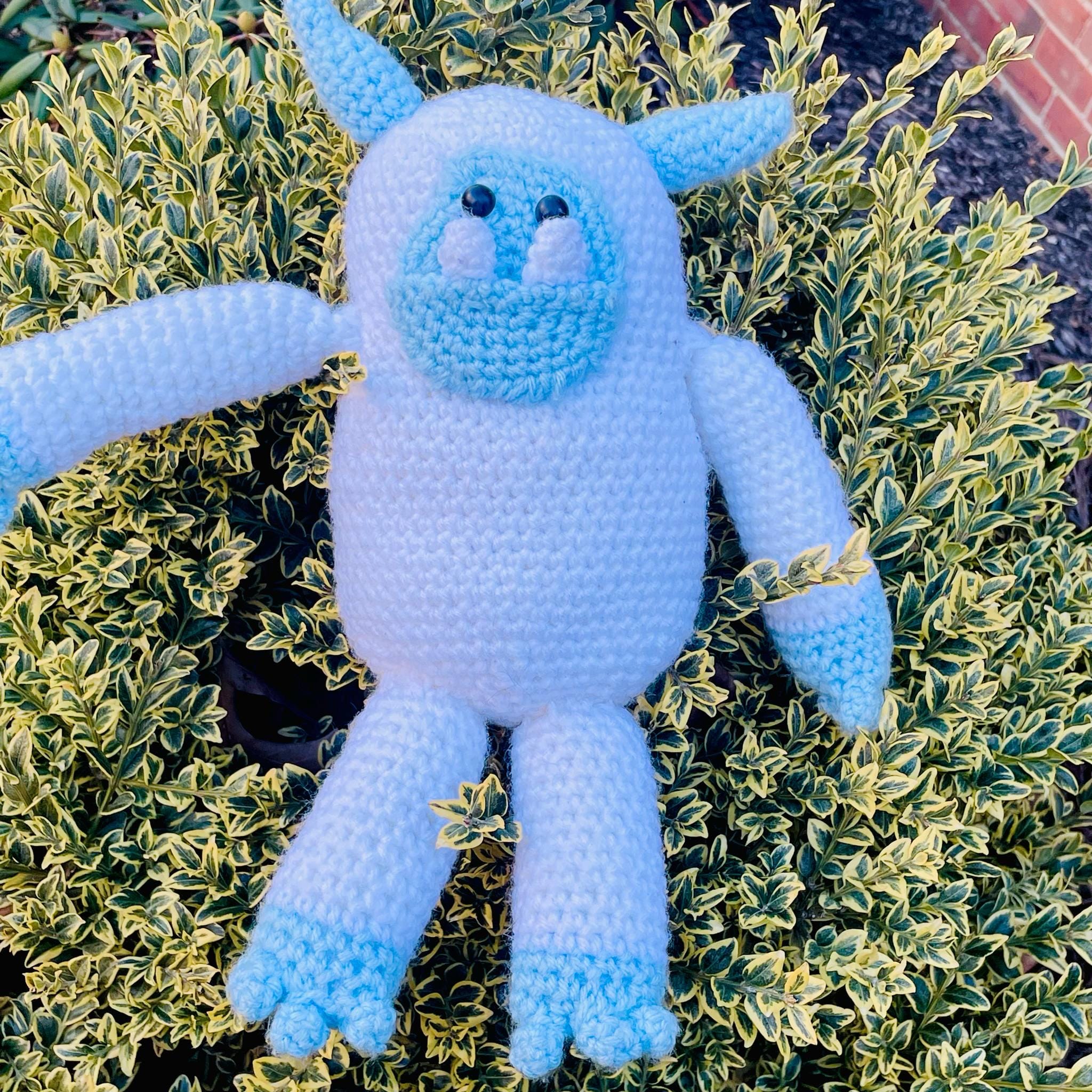Crochet Bigfoot Buddy- Amigurumi Yeti Plushie- Sasquatch Plush Toy