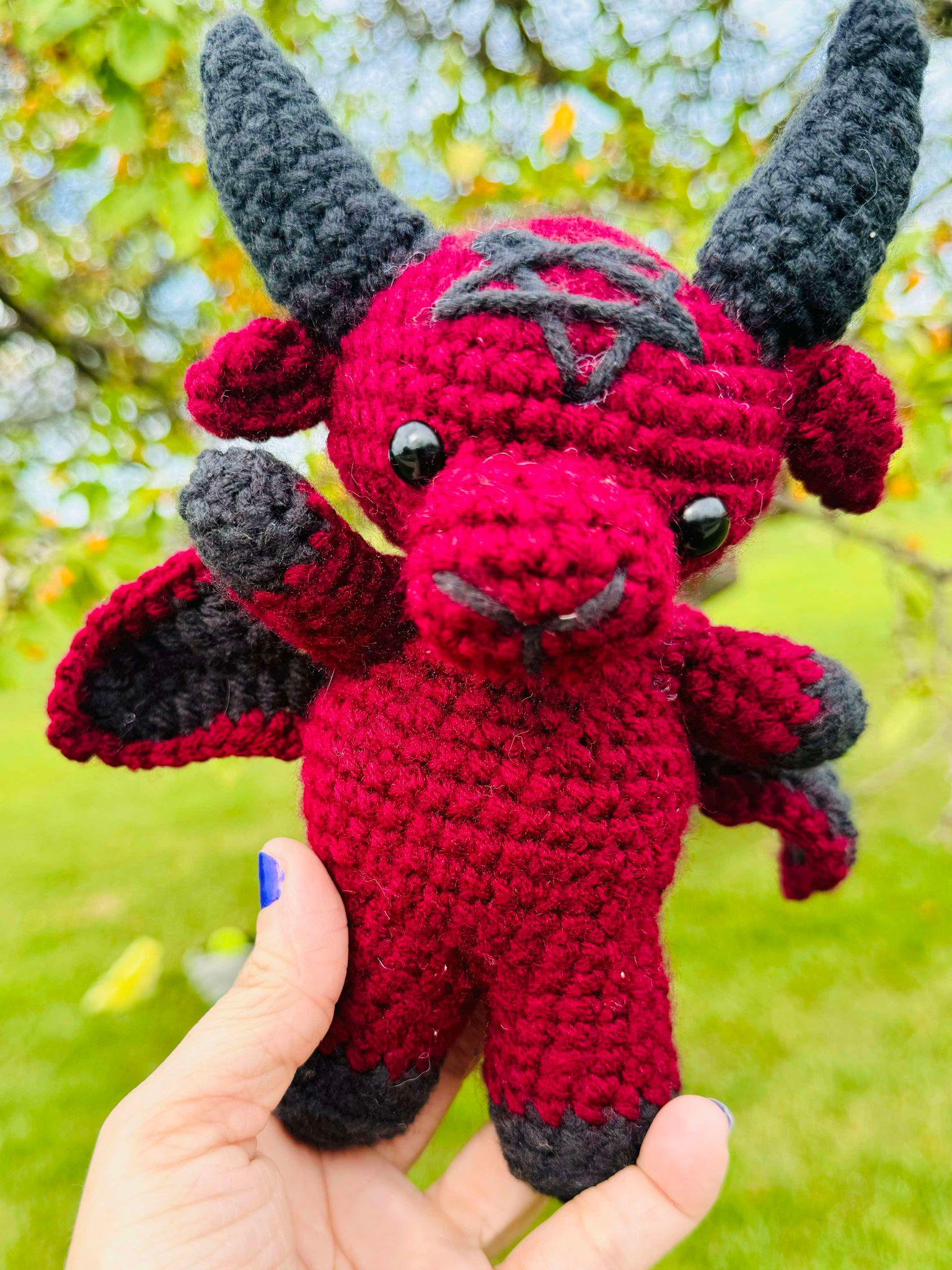 Crochet Baphomet Plushie