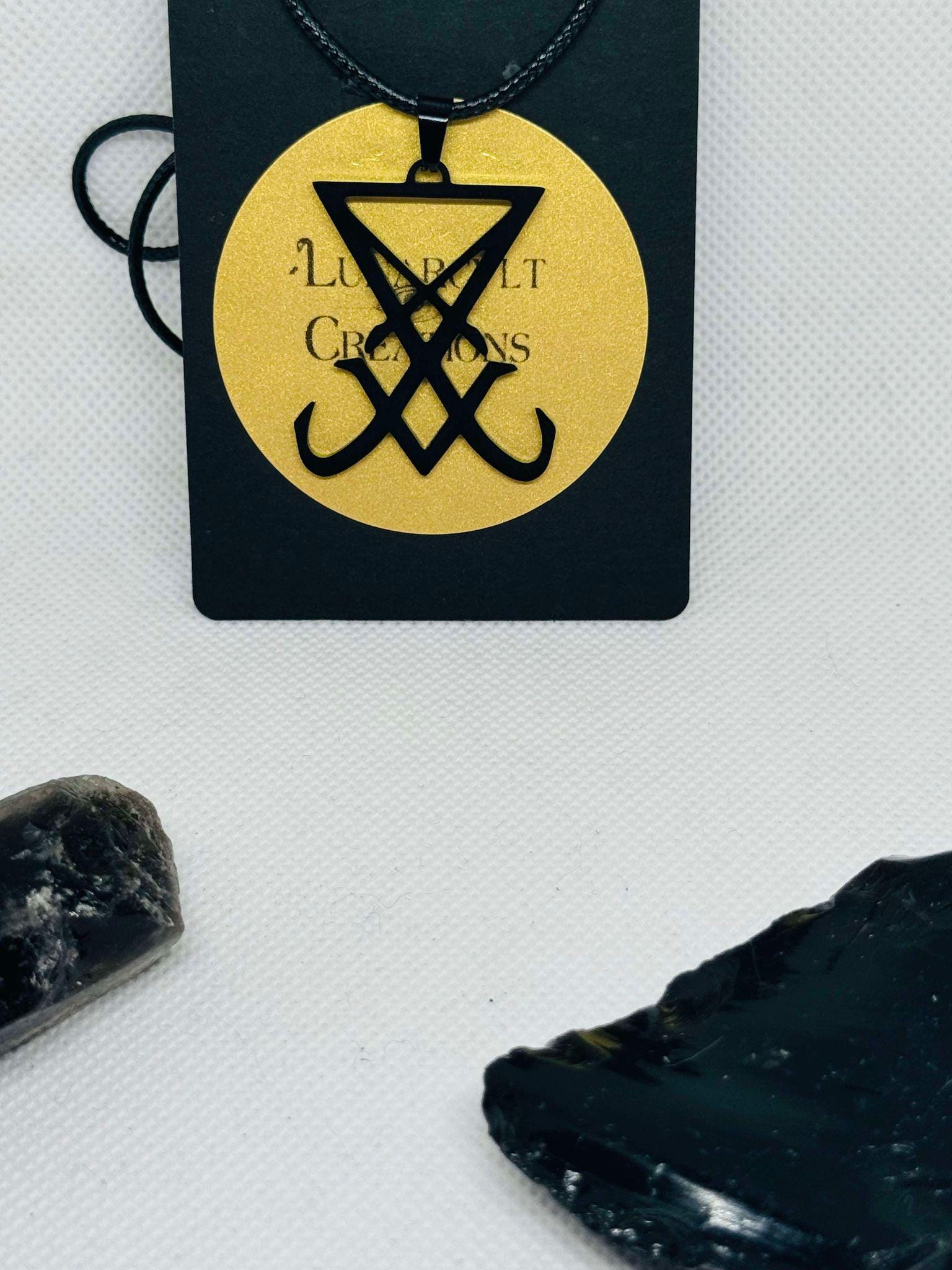 Lucifer's Sigil Pendant- Satanic/Gothic Necklace