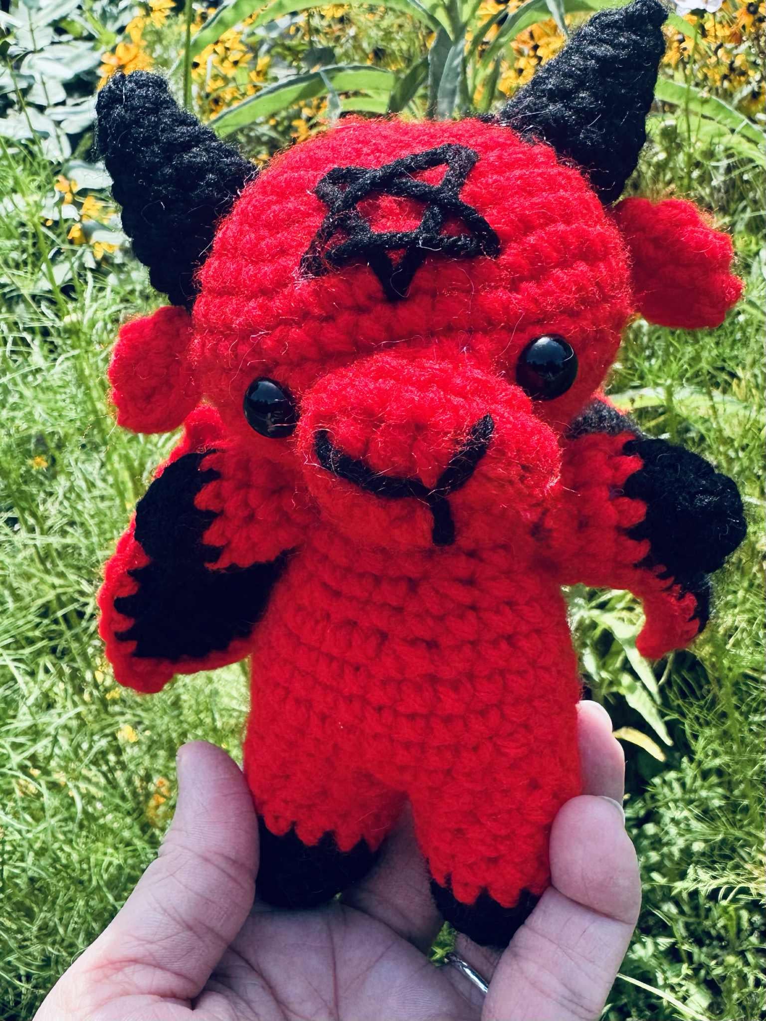 Crochet Baphomet Plushie