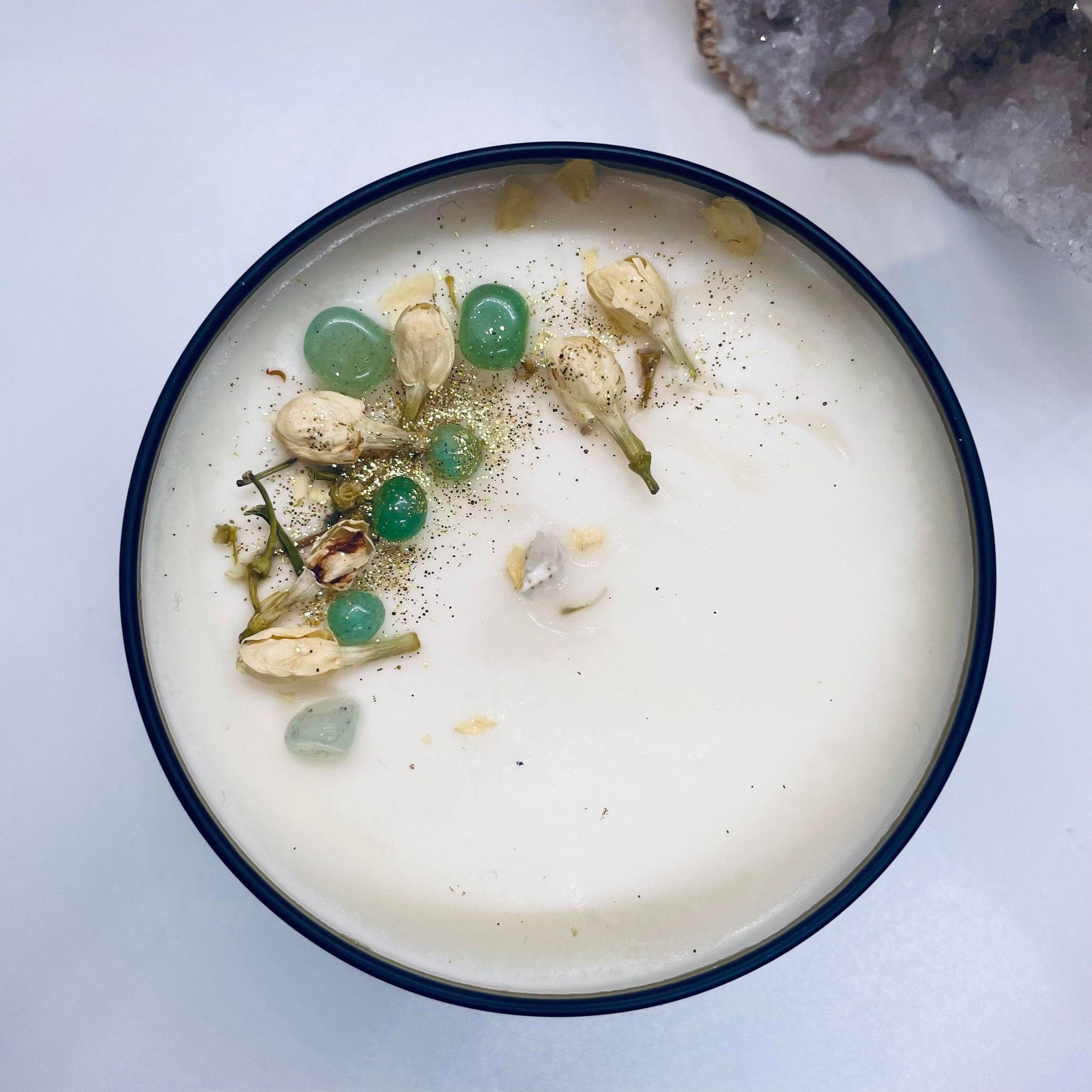 Persephone Goddess Candle: Pomegranate Juniper Scented Soy Candle