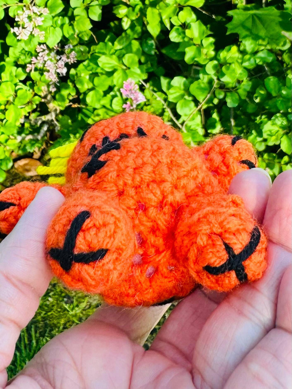 Crochet Orange Trump-Inspired Voodoo Doll- Amigurumi Donald Trump Pin Cushion