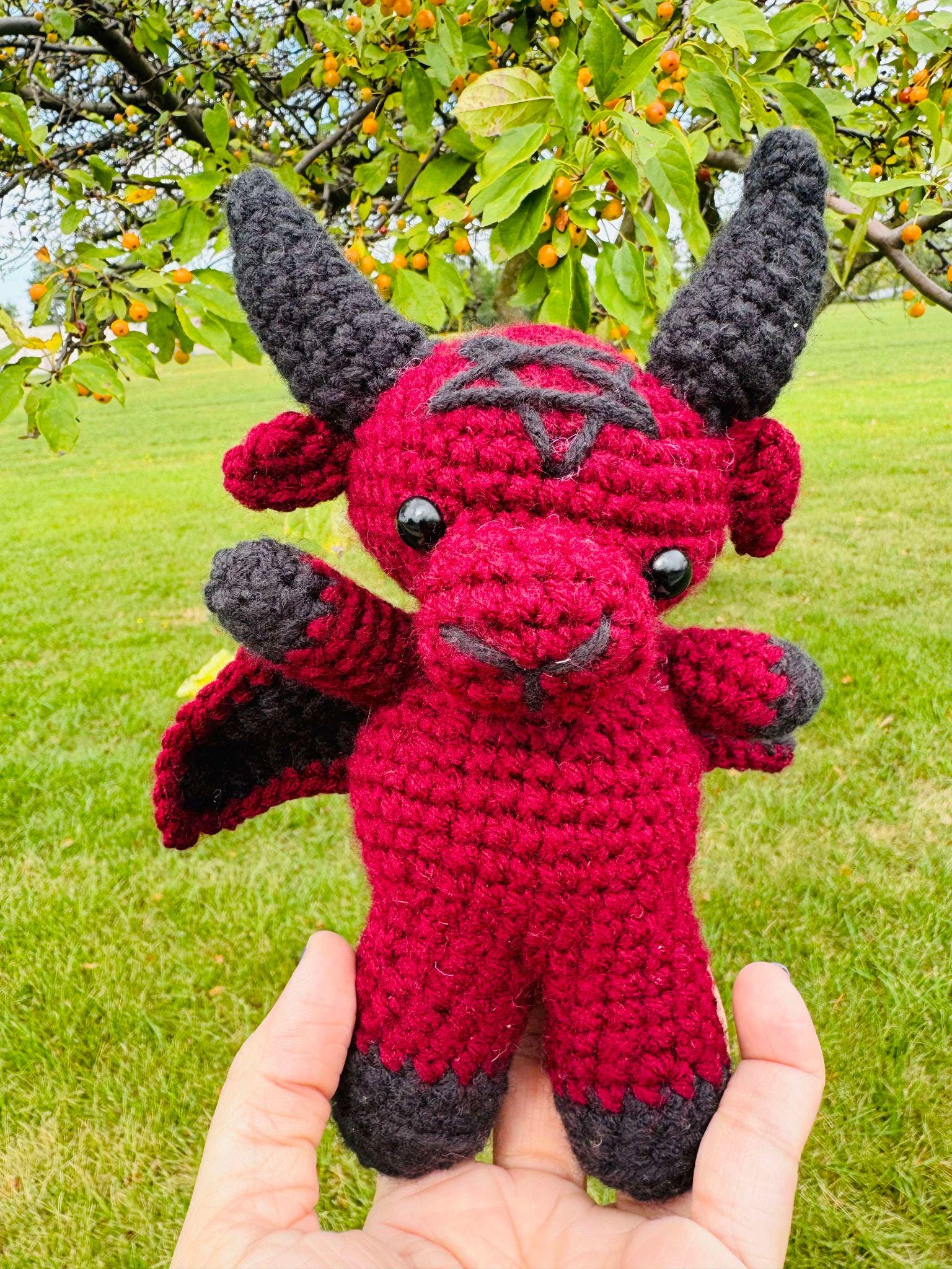 Crochet Baphomet Plushie