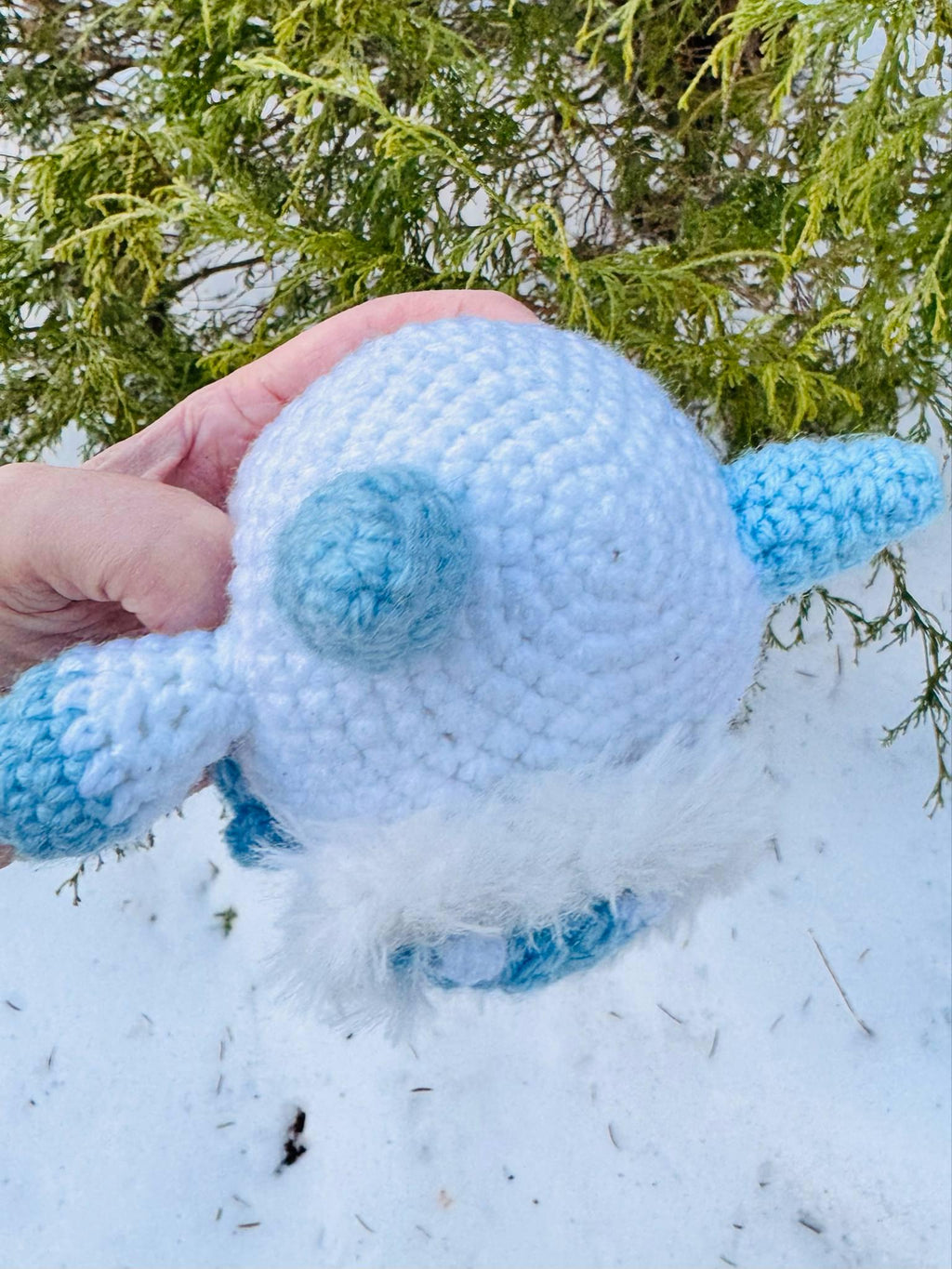 Amigurmi Yeti- Crochet Sasquatch Plushie- Handmade Toys