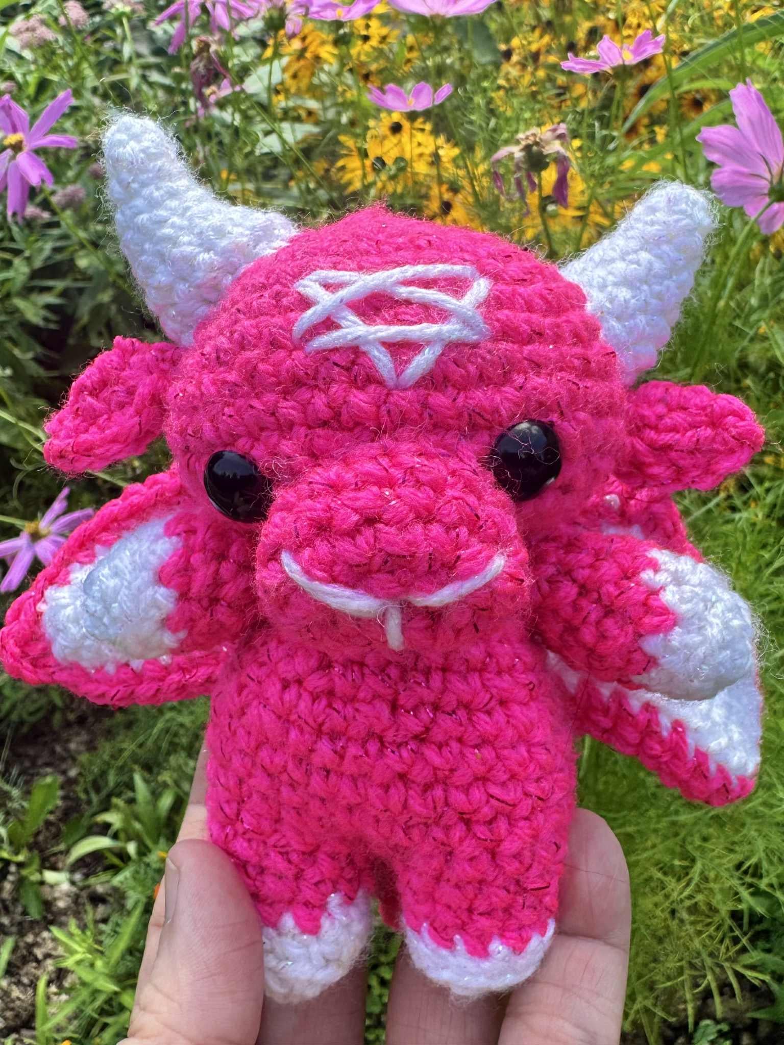 Crochet Baphomet Plushie