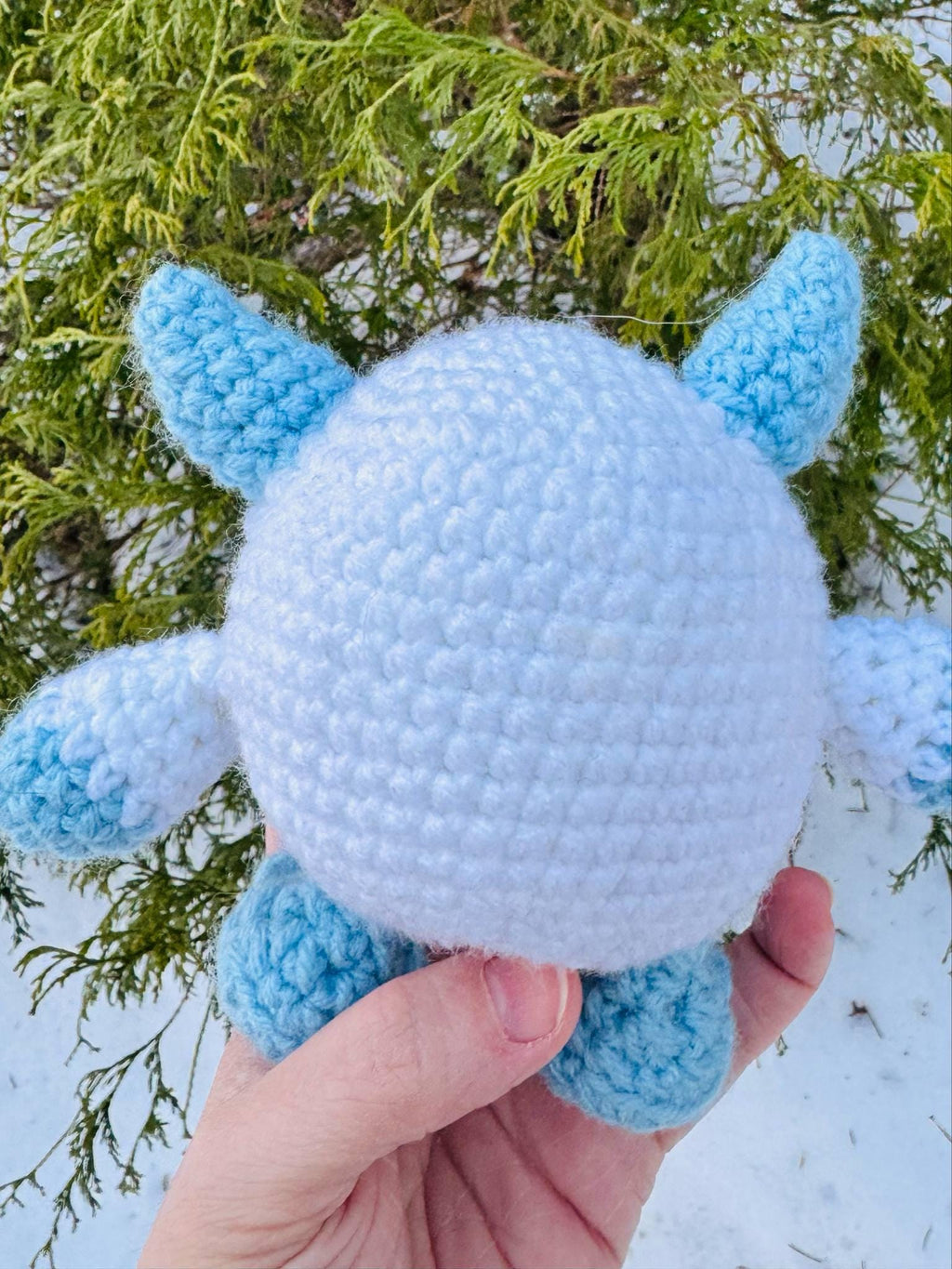 Amigurmi Yeti- Crochet Sasquatch Plushie- Handmade Toys