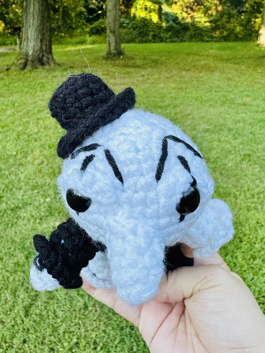 Crochet Art the Clown Plushie: Horror Fan Art Amigurumi- Terrifier