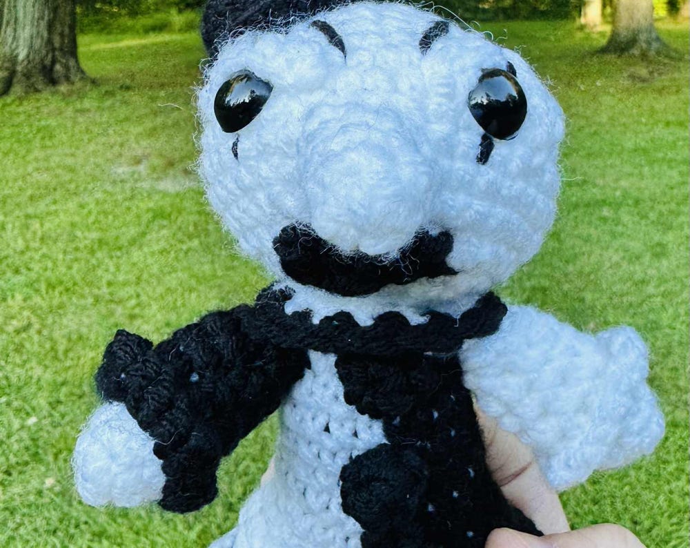 Crochet Art the Clown Plushie